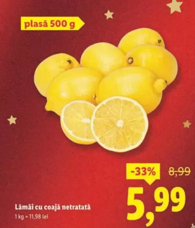 Lămãi cu coajă netratată