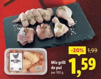 Mix grill de pui