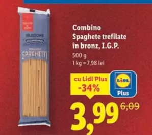 Spaghete trefilate în bronz, I.G.P.