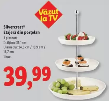 Etajeră din porţelan