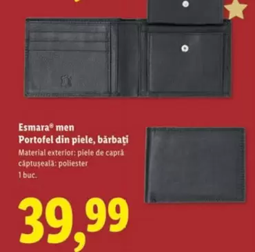 Portofel din piele, bărbaţi