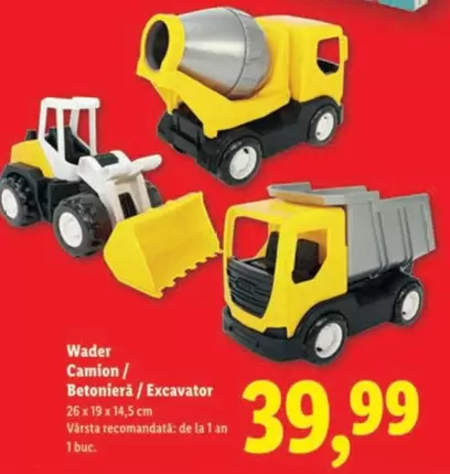 Camion / Betonieră / Excavator