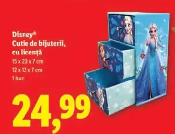 Cutie de bijuterii, cu licență