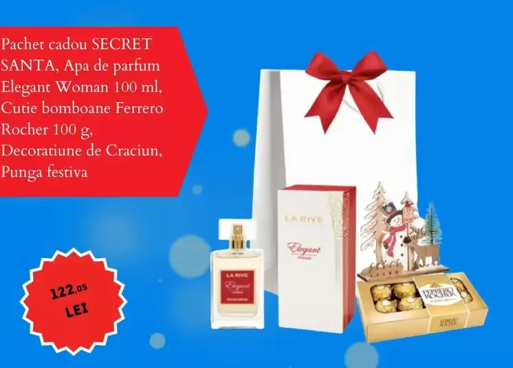 Ferrero Rocher - SECRET SANTA, Apa de parfum Elegant Woman