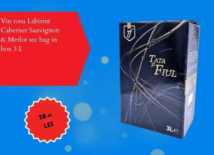 Cabernet Sauvignon & Merlot sec bag in box