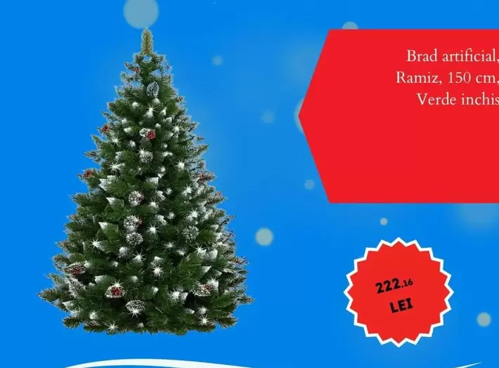Brad artificial, Ramiz, 150 cm