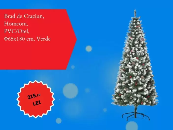 Brad de Craciun, PVC/Otel