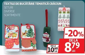 TEXTILE DE BUCĂTĂRIE TEMATICĂ CRĂCIUN