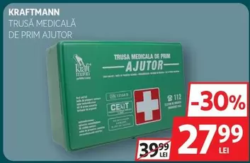 TRUSĂ MEDICALĂ DE PRIM AJUTOR