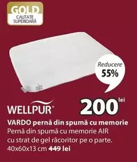 VARDO pernă din spumă cu memorie