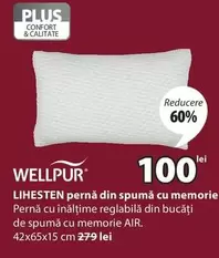 LIHESTEN pernă din spumă cu memorie