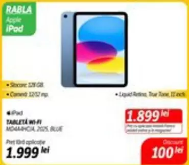 Apple - TABLETA WI-FI