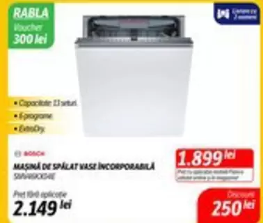 Bosch - MAŞINA DE SPALAT KASE INCORPORABILA SMASCHE