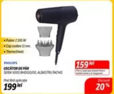 Philips - USCATOR DE PAR SERIA 5000 BHD510/00 ALBASTRU ÎNCHIS