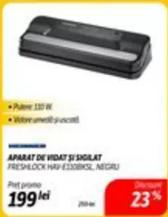 APARAT DE VIDAT ŞI SIGILAT FRESHLOCK HAP 1308KSL, NEGRU