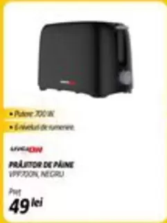PRĂJITOR DE PÂINE VPP700N, NEGRU