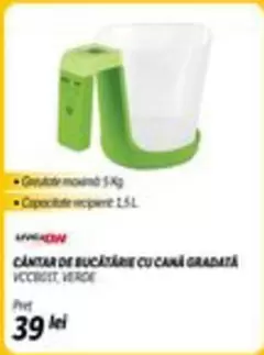 CANTAR DE BUCATARIE CU CANA GRADATA