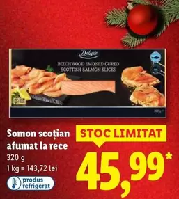 Somon scoţian afumat la rece