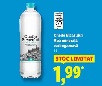 Apă minerală carbogazoasă