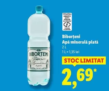 Apă minerală plată