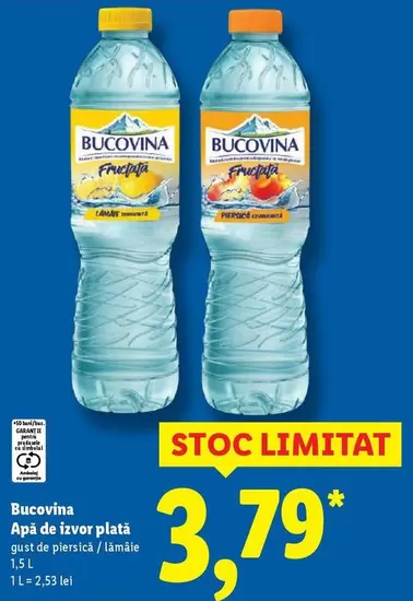 Apă de izvor plată