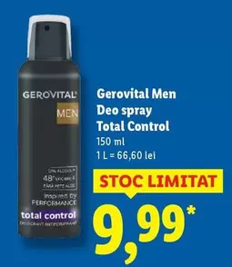 Gerovital - Deo spray Total Control