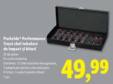 Trusă chei tubulare de impact și bituri