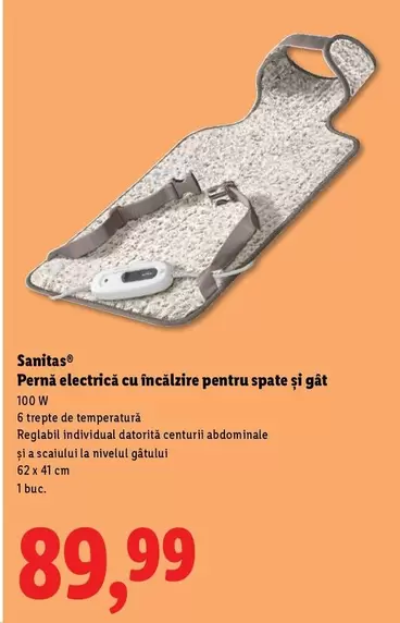 Pernă electrică cu încălzire pentru spate și gåt