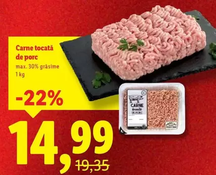 Carne tocată de porc