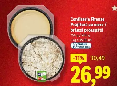 Prăjitură cu mere / brânză proaspătă