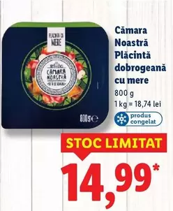 Plăcintă dobrogeană cu mere