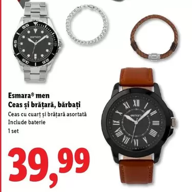 Ceas și brățară, bărbați