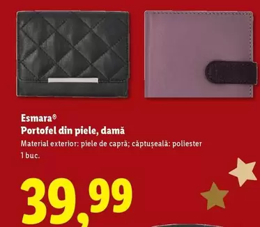 Portofel din piele, damă