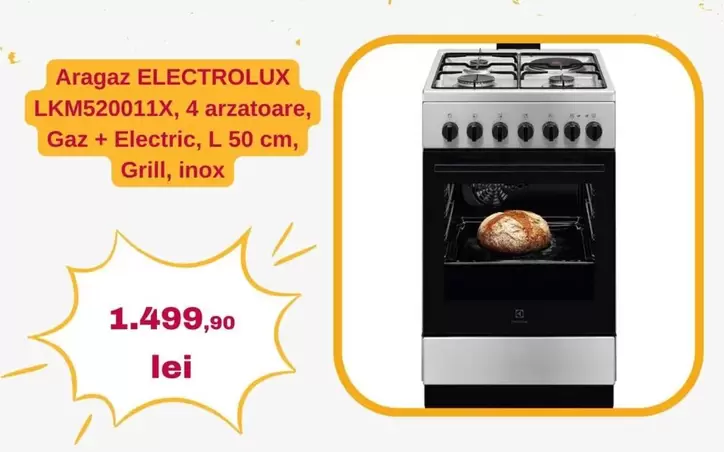 Electrolux - LKM520011X, 4 arzatoare