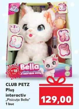 Pluş interactiv „Pisicuţa Bella"