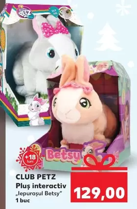 Plus interactiv "lepurasul Betsy"