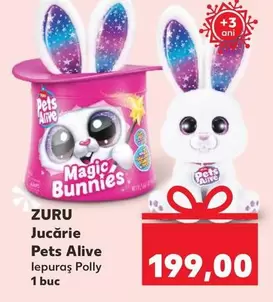 Jucărie Pets Alive lepuraş Polly