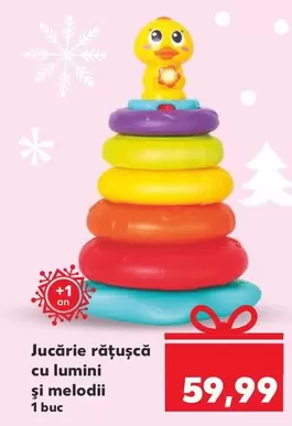 Jucărie rățușcă cu lumini și melodii