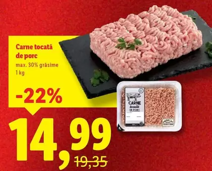 Carne tocată de porc