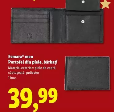 Portofel din piele, bărbați