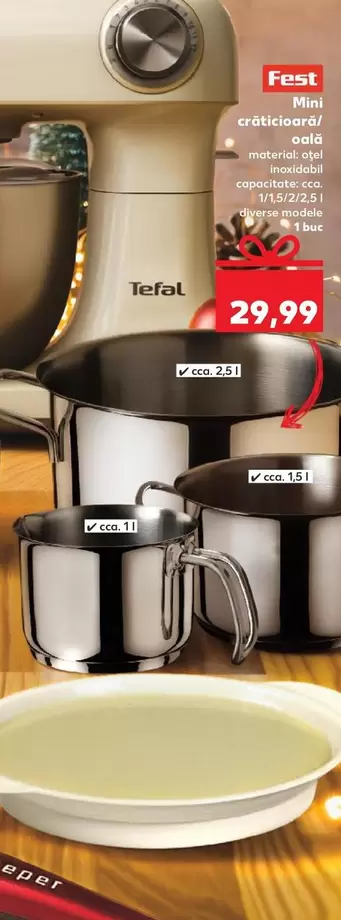 Tefal - Mixer/crémeboer/edény szett