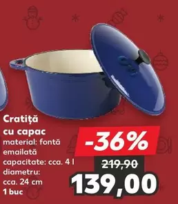 Cratiţă cu capac