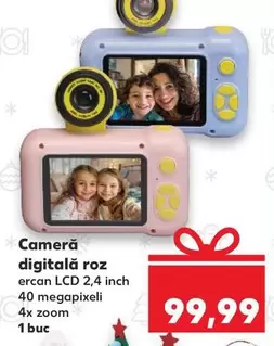 Cameră digitală roz