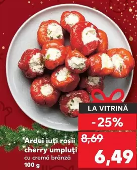 Ardei iuţi roşii cherry umpluţi