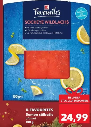 Somon salbatic afumat