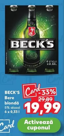 Beck's - Bere blondă