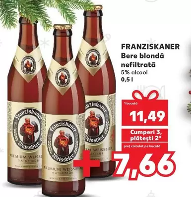 Bere blondă nefiltrată