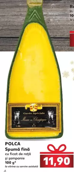 Spumā finā cu ficat de raţă şi şampanie