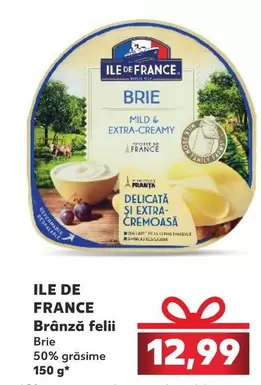 Brânză felii Brie