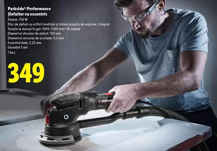 Performance Şlefuitor cu excentric